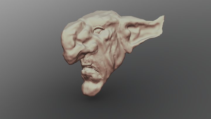 Sculptober goblin 3D Model