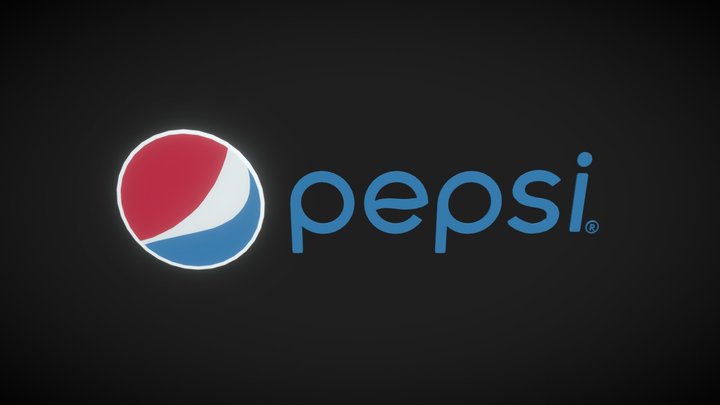 Pepsi Logo 3D 3D Model