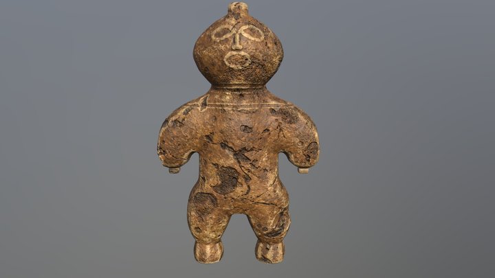 Dogu figurine 3D Model