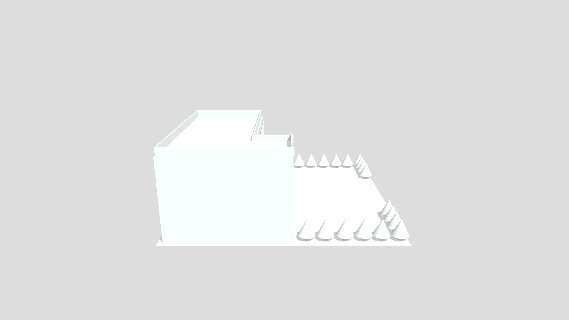 house in mew model coloured 3d