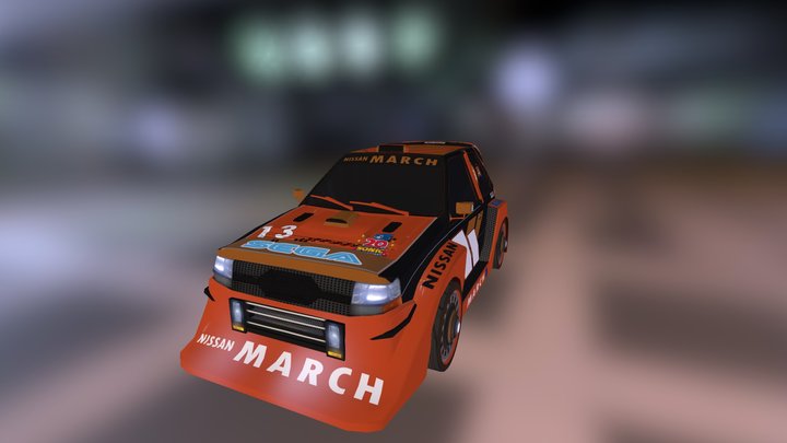 Nissan March 13 3D Model