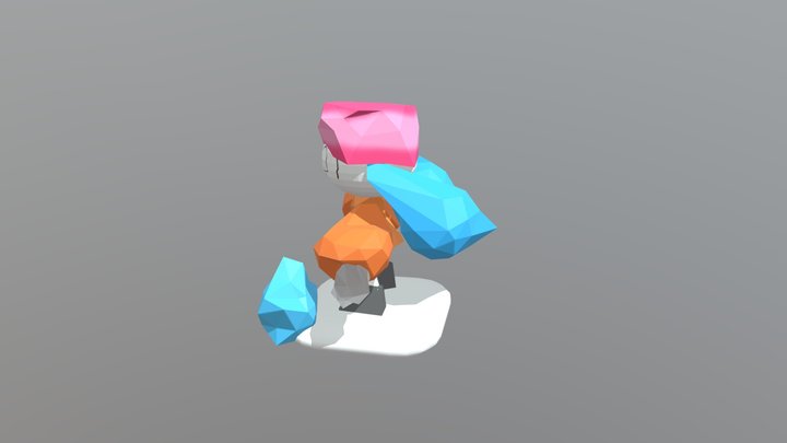 Cocokie Statue 3D Model