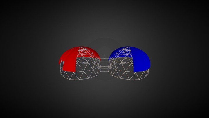 Geodesic Dome 4 3D Model
