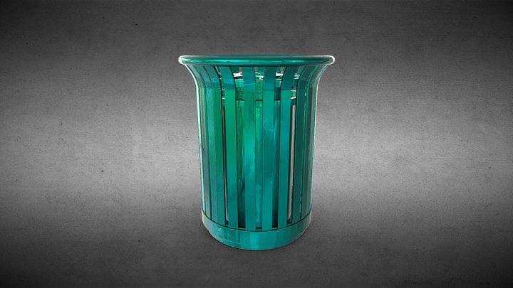 Free Commercial Garbage Bin _ Outdoor Trash Cans