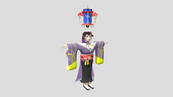 閻鈴 3D Model