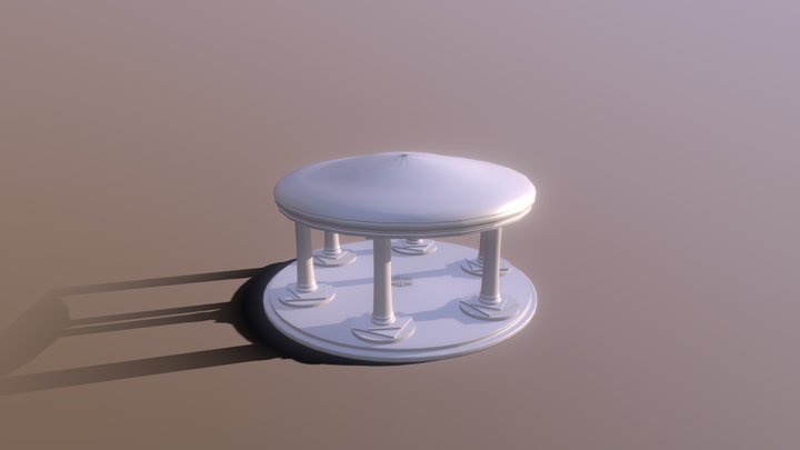 Reed_Jack_ID_wk3_DoricPillar 3D Model