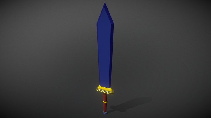 Sword Test Cobalt 3D Model