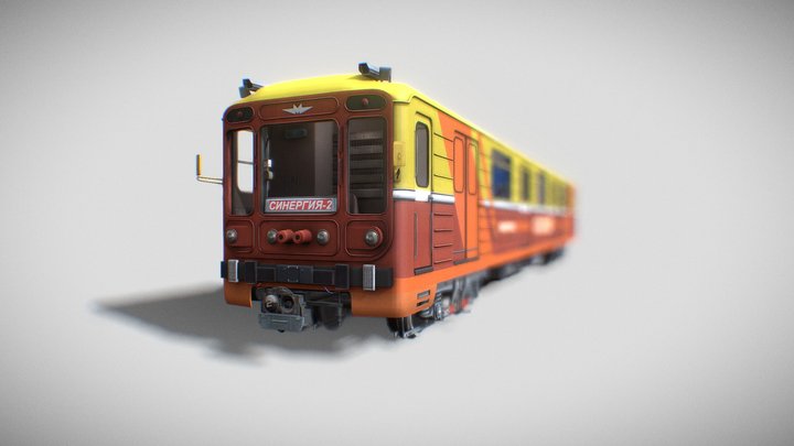 train metro 81-717 Synergy 2 3D Model