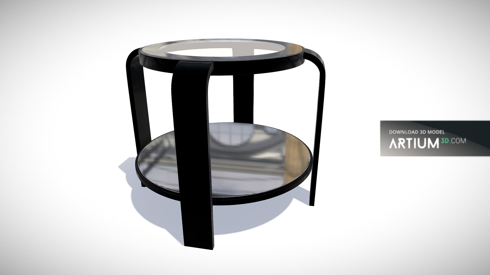3D model Coach table – Art Deco 1930 - This is a 3D model of the Coach table – Art Deco 1930. The 3D model is about a glass coffee table.