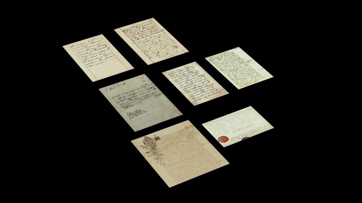 Old papers 3D Model
