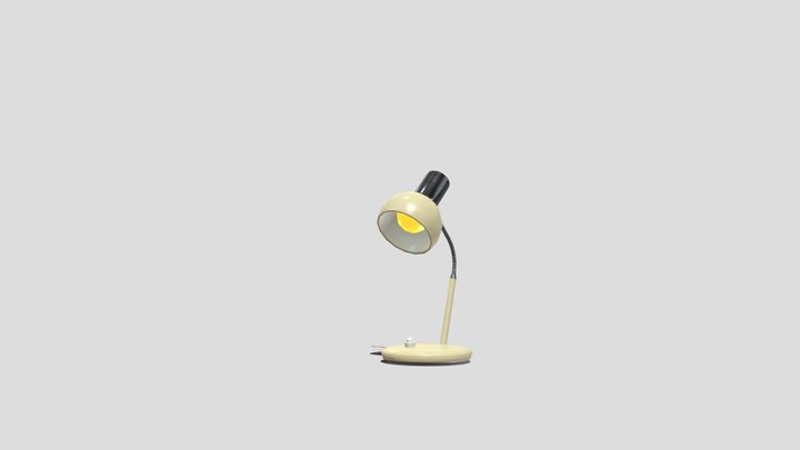 Realistic Prop Lamp 3D Model
