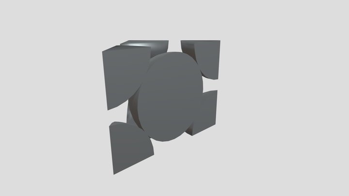 Unit Lattice(Fe, Iron, cutmodel) 3D Model