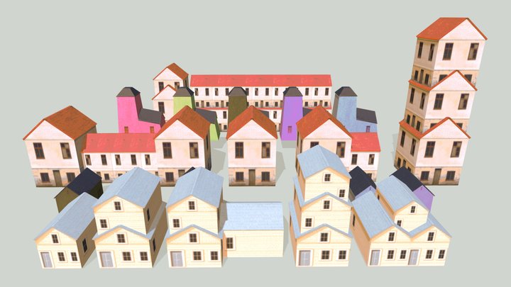 Town 3D models - Sketchfab