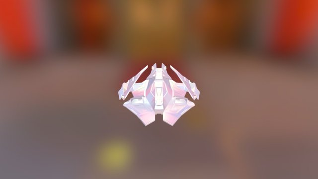 Sports Spaceship 3D Model