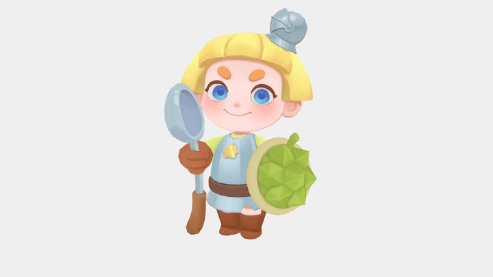 Duri Knight 3D Model