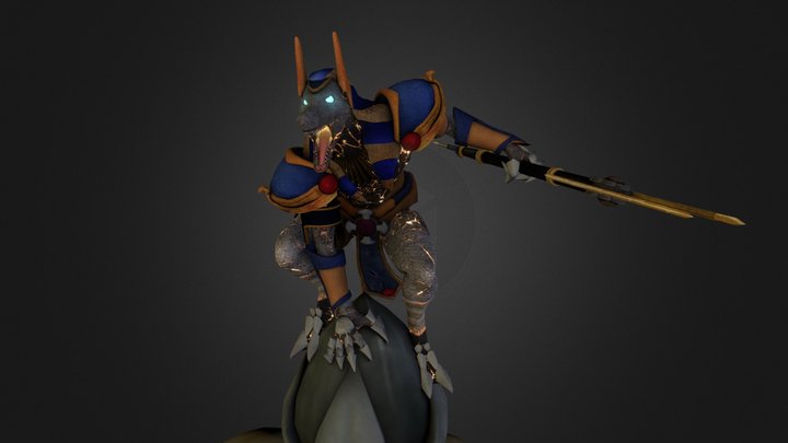 Anubis Rising 3D Model