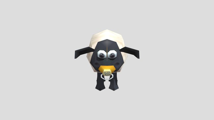 DS D Si - Shaun The Sheep - Timmy 3D Model