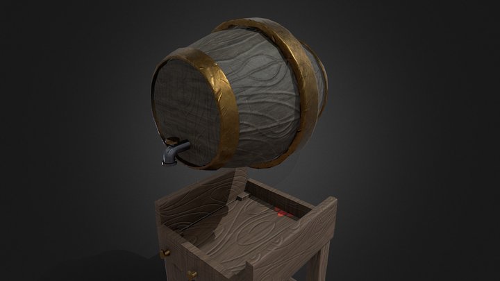 BARRIL - MARIA VITÓRIA PUDO MARÓSTICA 3D Model
