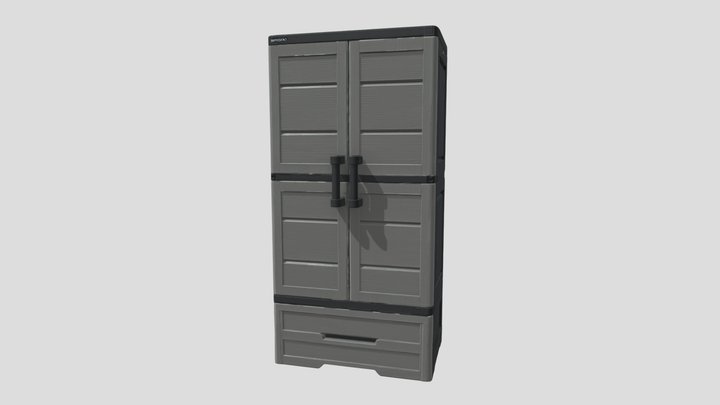 Plastic Storage Cabinet – Kostenloses 3D-Modell STL
