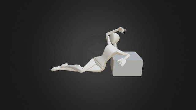 Figure Study Pose #4 3D Model