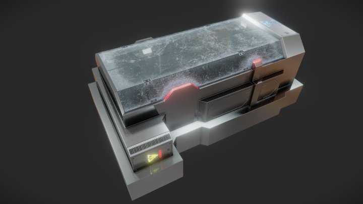 WhiteDwarf - CryoStasisPod 3D Model