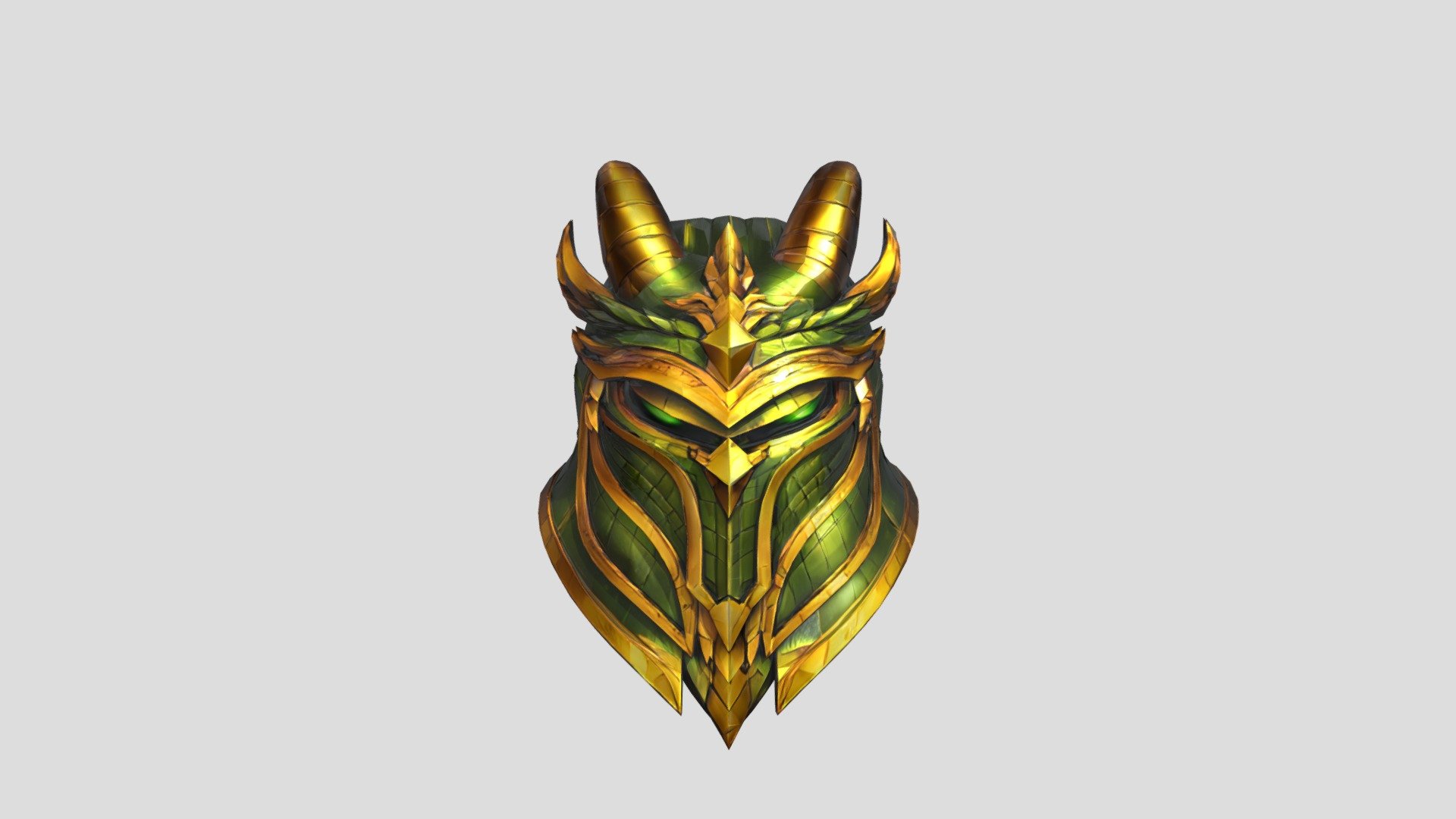 Ornate horned warrior helmet - 3D model by hermescsfx [b52e16d] - Sketchfab