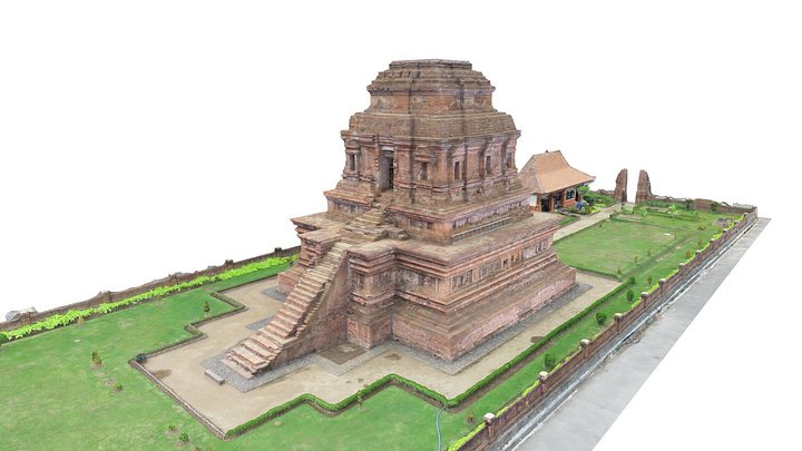 Candi Gunung Gangsir 3D Model