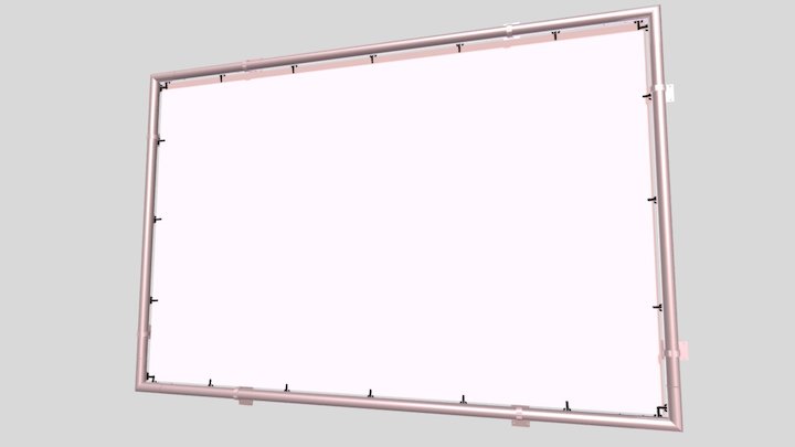 Bannerrahmen 3D Model