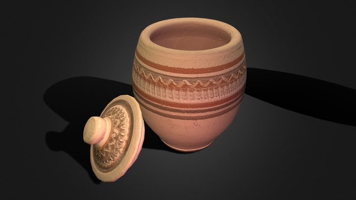 An ancient vase 3D Model
