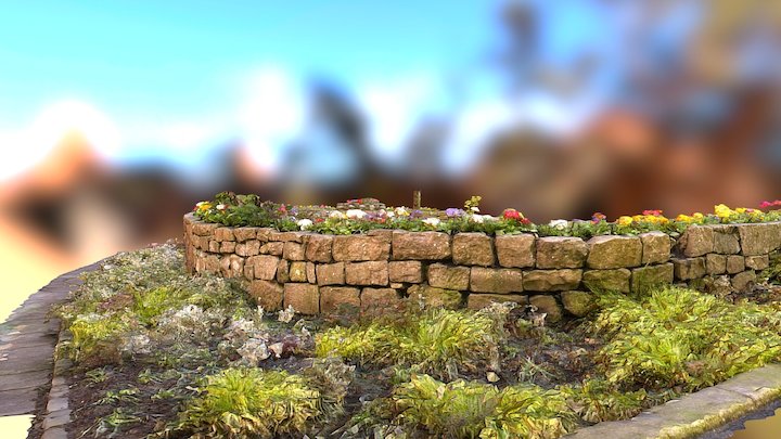 Stone Wall Flowers Park - Limerick – Modello 3D gratuito STL