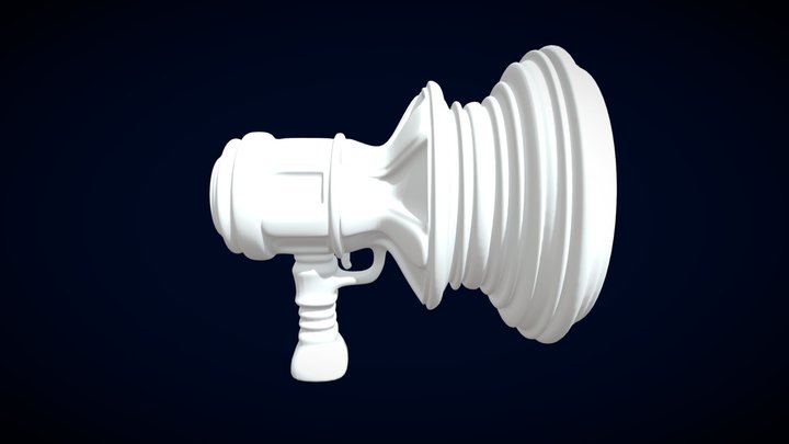 Sci-Fi Soni Blast Gun 3D Model