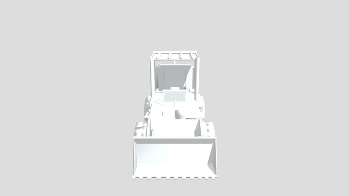 Wheel Loader 3D Model