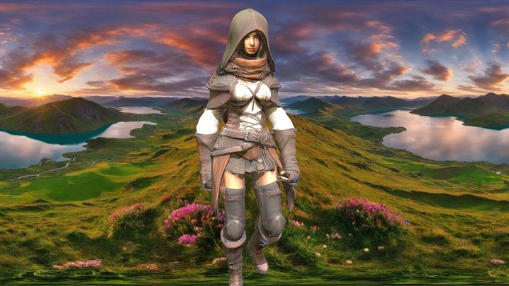 Stealthy_Ranger_Walking 3D Model