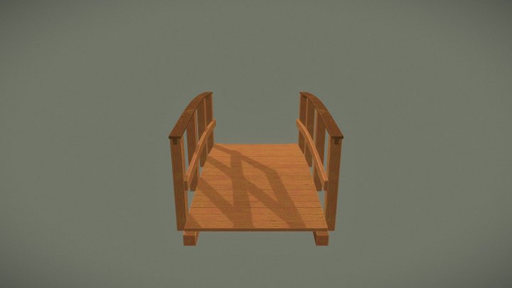Stylized Bridge 3D Model