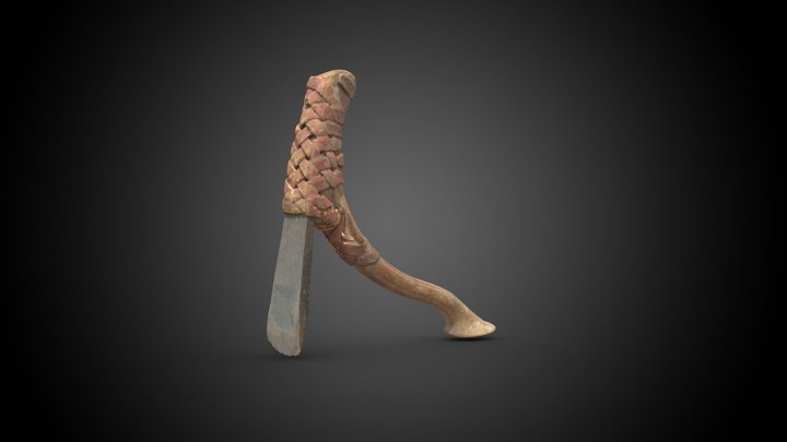 Adze with Kha’s Monogram 3D Model
