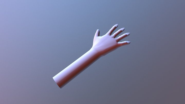 EXTRA: Cuarta mano, 5 dedos. 3D Model