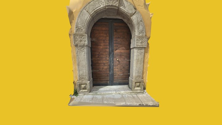 Portal, House Of Saint Gerardo, Senerchia, Av 3D Model