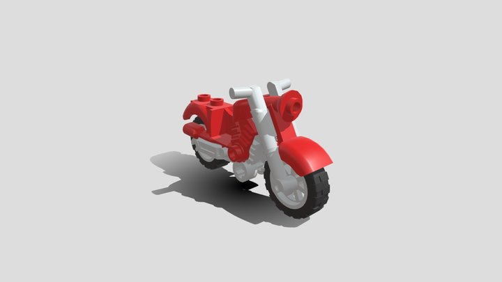Lego Bike 3D Model