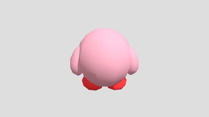 Kirby 64 The Crystal Shards - Kirby 3D Model