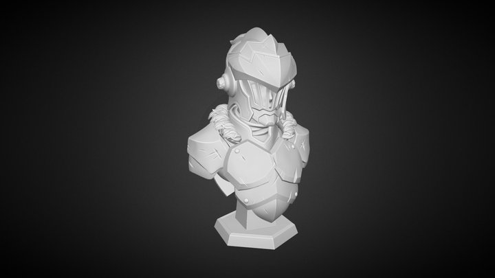 3D Printable Goblin Slayer Bust 3D Model