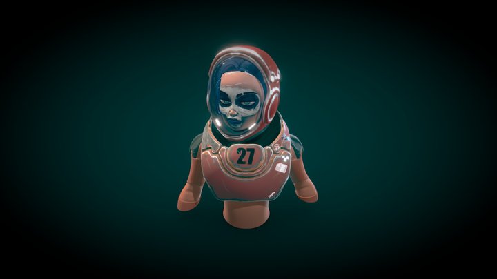 Cosmonaut 3D Model