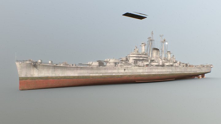USS Des Moines War Thunder 3D Model