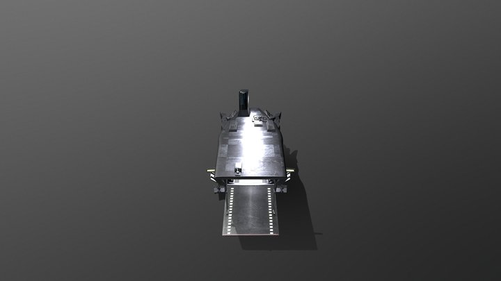 star wars first order lander 3D Model