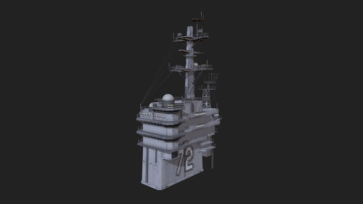 Chandell_Howe_Aircraft_Carrier_Revised 3D Model
