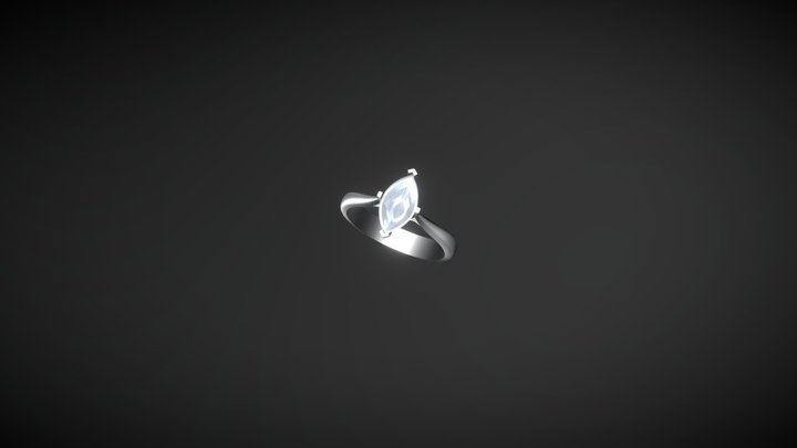 Кольцо с маркизом Виталию Юрьевичу 3D Model