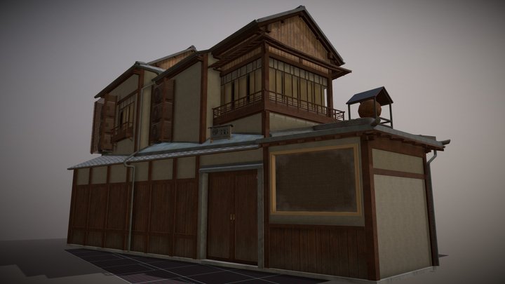 cityscene house 3 3D Model