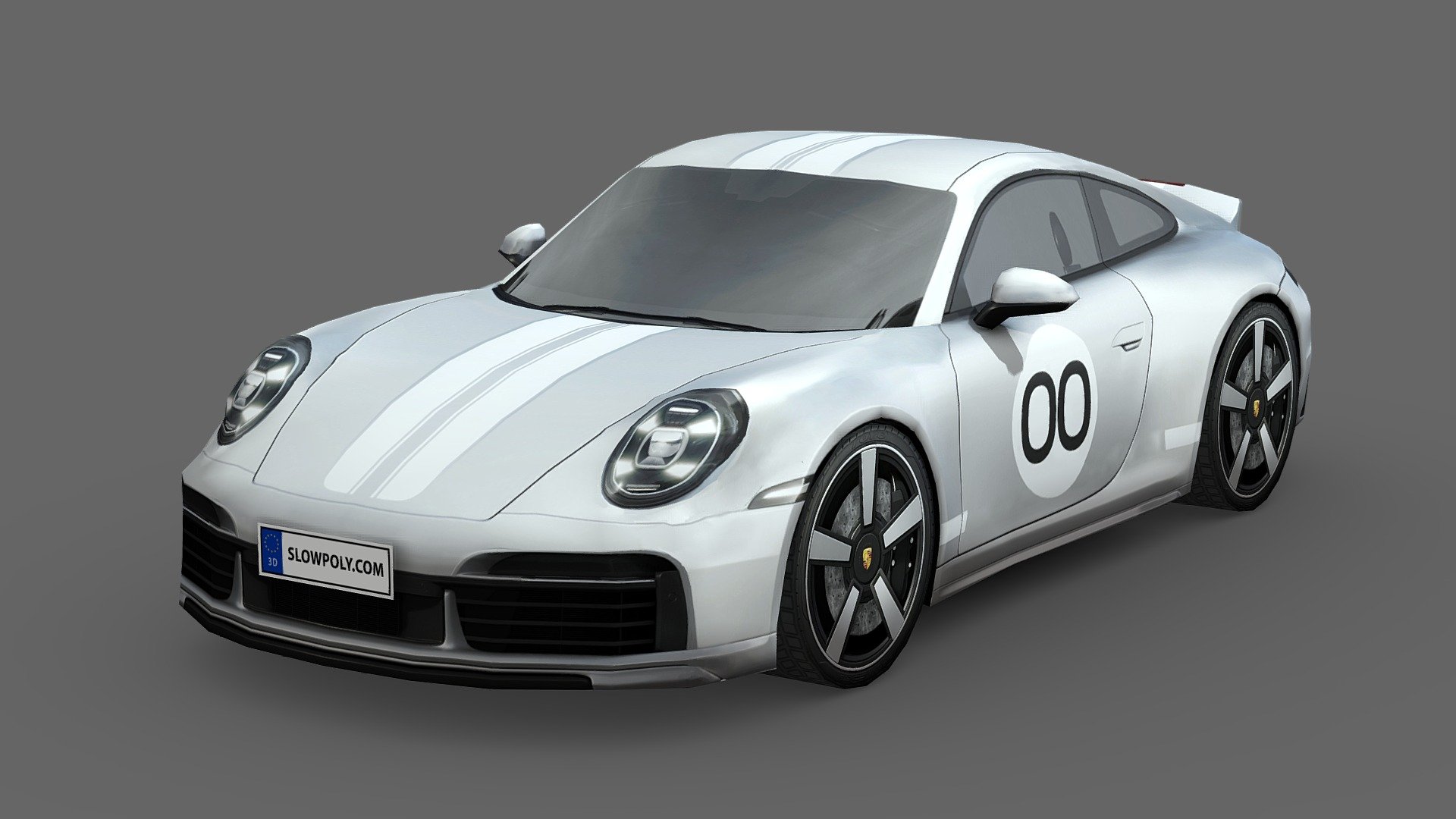 Porsche 911 Sport Classic 2023 - Buy Royalty Free 3D model by slowpoly ...