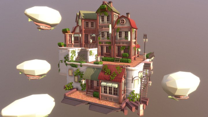 Modular Scene 3D Model