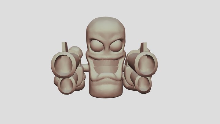 Worm Duel Wielding 3D Model