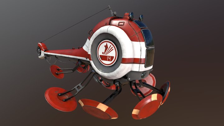Ship 14 3D Model